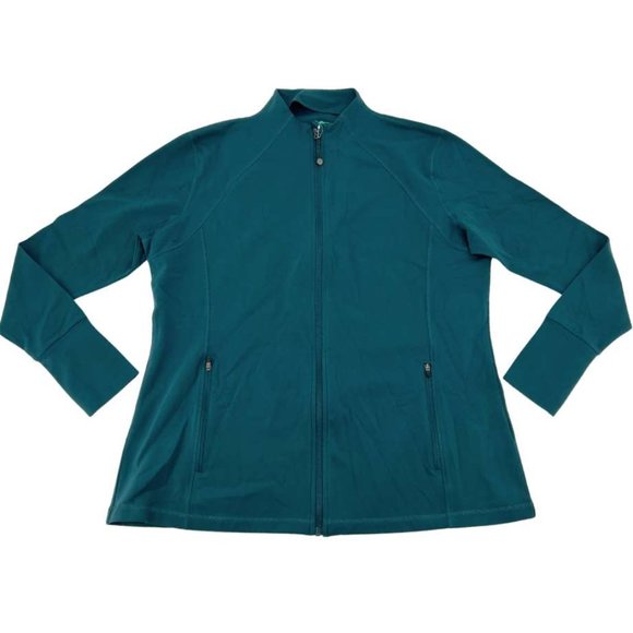 Tuff Veda Women's Yoga Jacket | Full-Zip | Dark Green | Various Sizes **NEW - Picture 1 of 3